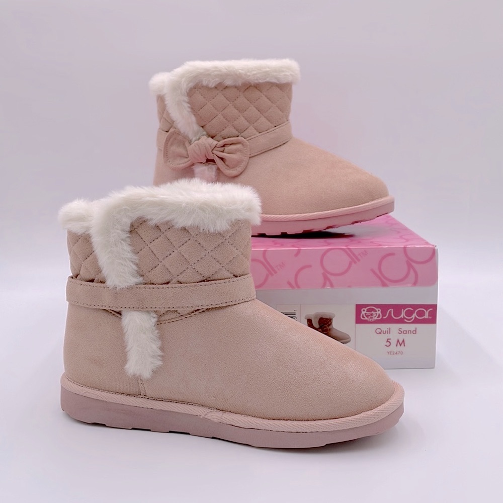 Sugar Girls Furry Shiny Boots - various‎ sizes